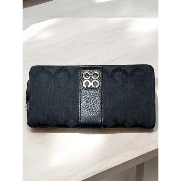 Coach F25501 Taylor OP Art Alexis Carry All Bag & Julia OP Art Wallet - Picture 6 of 14